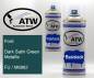 Preview: Ford, Dark Satin Green Metallic, FU / M6862: 400ml Sprühdose + 400ml Klarlack - Set, von ATW Autoteile West.